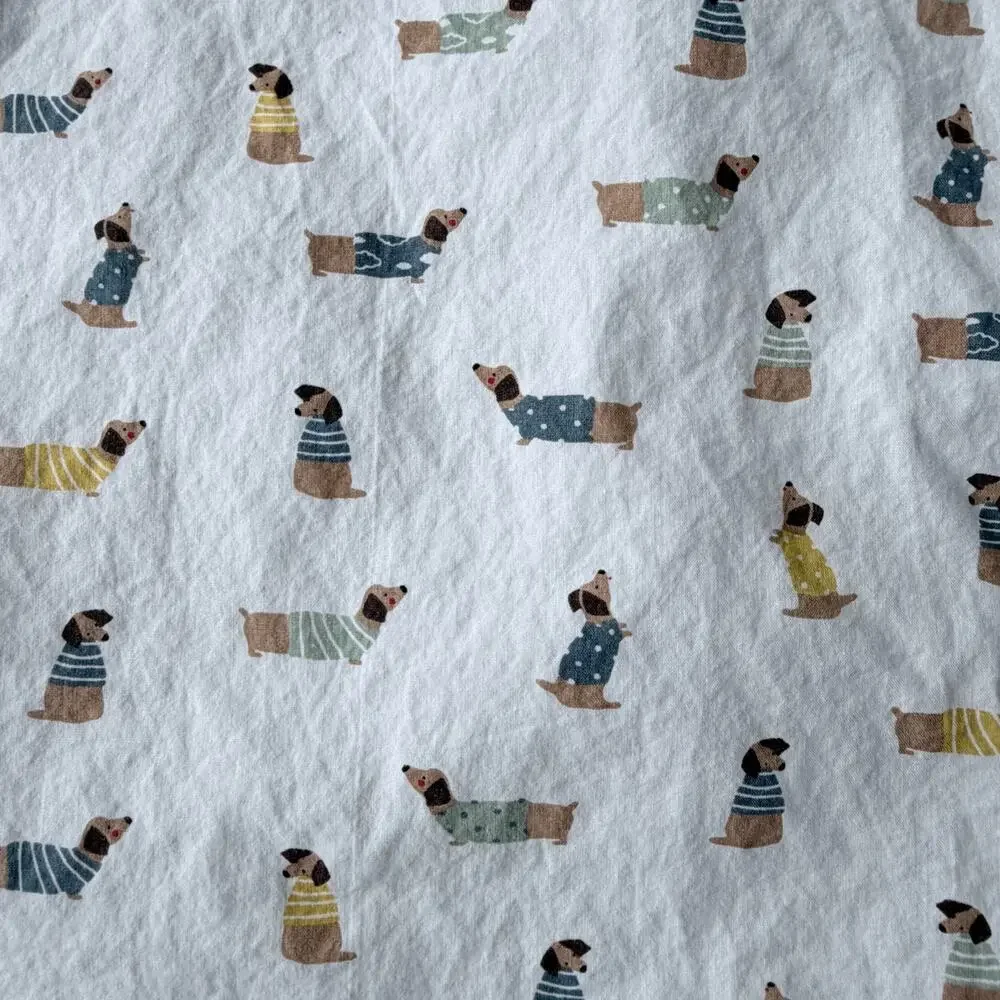IKEA Drömslott Dachshund Sausage Dog Toddler Bedding Duvet Cover & Insert